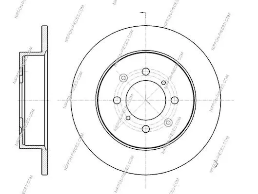 Handler.Part Brake disc NPS H331A28 2