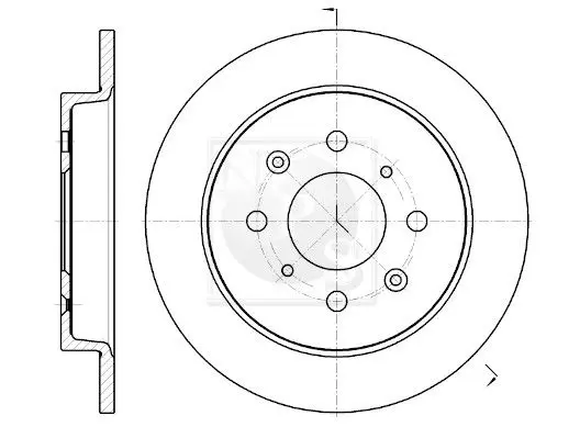 Handler.Part Brake disc NPS H331A45 1