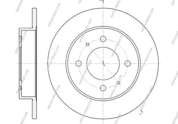 Handler.Part Brake disc NPS H331I02 2