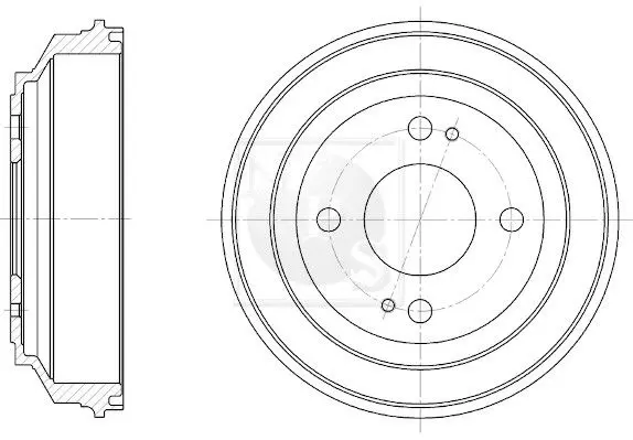 Handler.Part Brake drum NPS H340A00 1