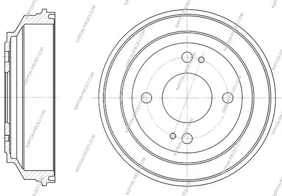 Handler.Part Brake drum NPS H340A00 2