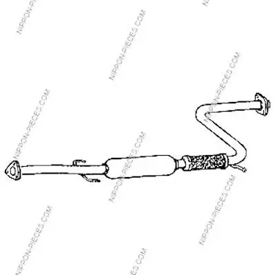 Handler.Part Exhaust system NPS H430A135 1