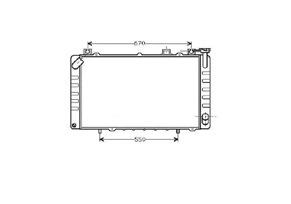 Handler.Part Radiator, engine cooling NPS N156N54 1