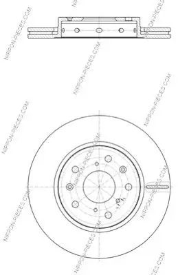 Handler.Part Brake disc NPS S330I26 2