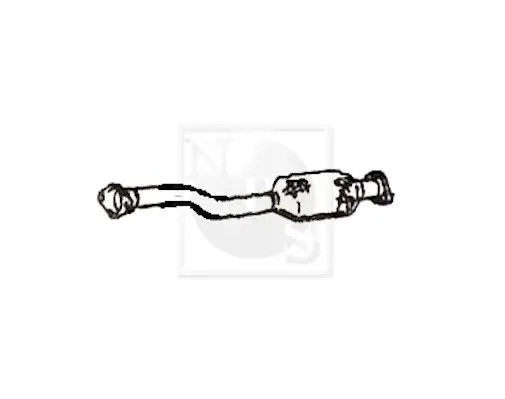 Handler.Part Catalytic converter NPS S431I00 1