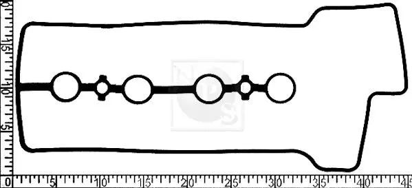 Handler.Part Gasket, cylinder head cover NPS T122A65 1