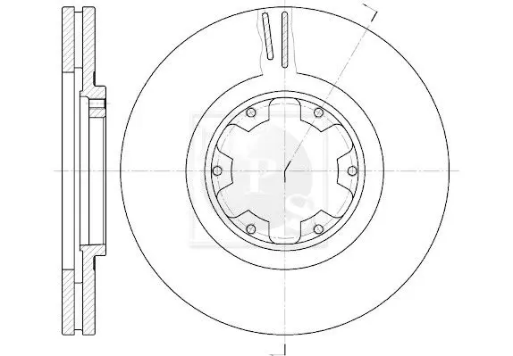 Handler.Part Brake disc NPS N330N13 1