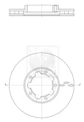 Handler.Part Brake disc NPS N330N97 1