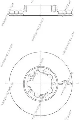 Handler.Part Brake disc NPS N330N97 2