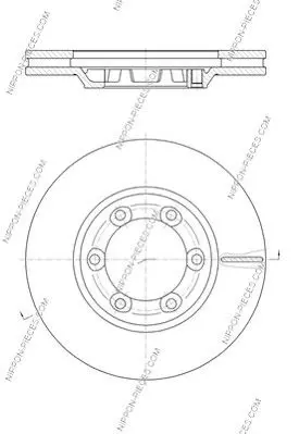 Handler.Part Brake disc NPS I330U07 3