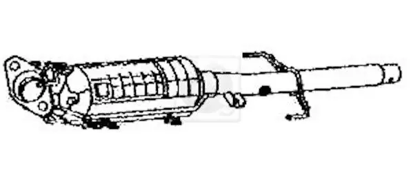 Handler.Part Soot/particulate filter, exhaust system NPS M435A01 1