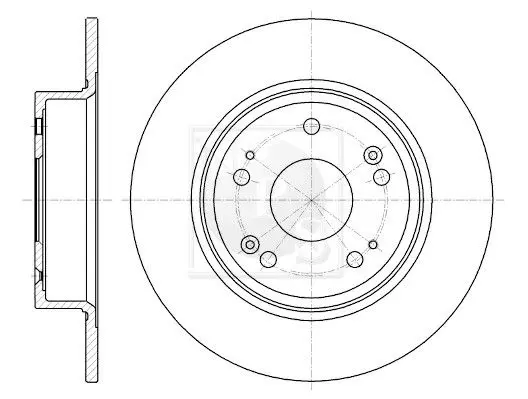 Handler.Part Brake disc NPS H331A49 1