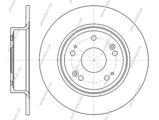 Handler.Part Brake disc NPS H331A49 2