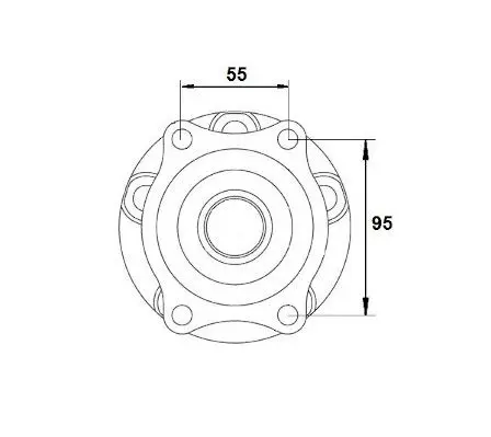 Handler.Part Wheel bearing kit NPS S471U11 3