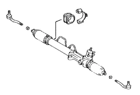 Handler.Part Control arm-/trailing arm bush NPS T400A102 2