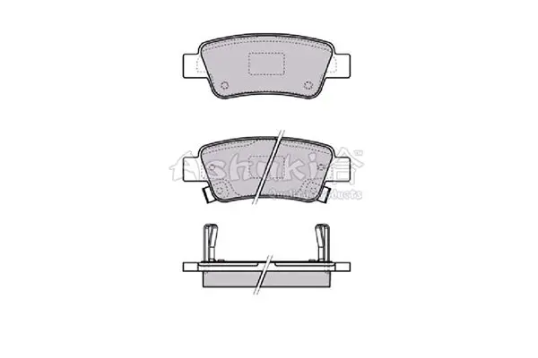 Handler.Part Brake pad set, disc brake ASHUKI H02546 1