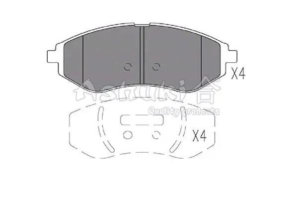 Handler.Part Brake pad set, disc brake ASHUKI J00901 1