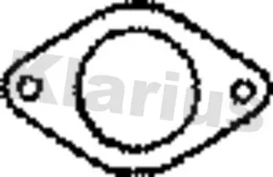 Handler.Part Gasket, exhaust pipe KLARIUS 410012 1