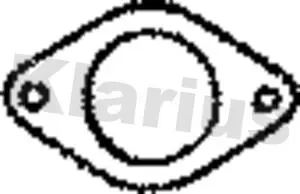 Handler.Part Gasket, exhaust pipe KLARIUS 410460 1