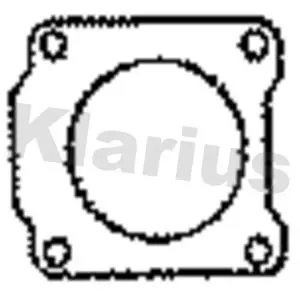 Handler.Part Gasket, exhaust pipe KLARIUS 410461 1