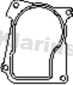 Handler.Part Gasket, exhaust pipe KLARIUS 410492 1