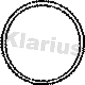 Handler.Part Gasket, exhaust pipe KLARIUS 410516 1