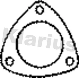 Handler.Part Gasket, exhaust pipe KLARIUS 410519 1