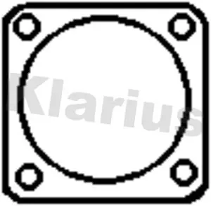 Handler.Part Gasket, exhaust pipe KLARIUS 410604 1