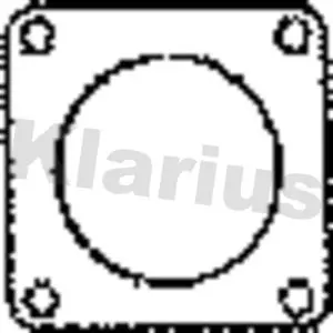 Handler.Part Gasket, exhaust pipe KLARIUS 410659 1