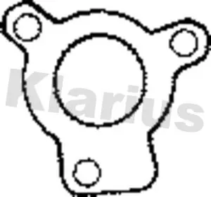 Handler.Part Gasket, exhaust pipe KLARIUS 410688 1