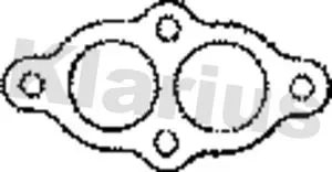 Handler.Part Gasket, exhaust pipe KLARIUS 410724 1