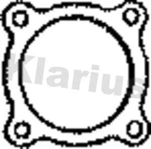 Handler.Part Gasket, exhaust pipe KLARIUS 410748 1