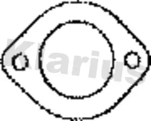 Handler.Part Gasket, exhaust pipe KLARIUS 410040 1