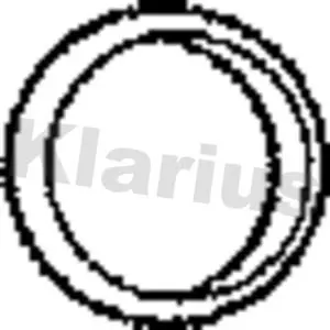 Handler.Part Gasket, exhaust pipe KLARIUS 410081 1