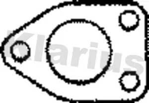 Handler.Part Gasket, exhaust pipe KLARIUS 410330 1