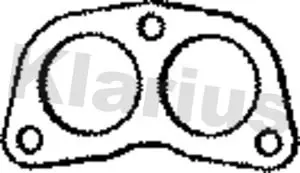 Handler.Part Gasket, exhaust pipe KLARIUS 410099 1