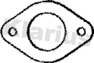 Handler.Part Gasket, exhaust pipe KLARIUS 410106 1