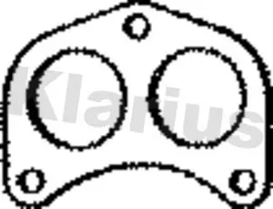 Handler.Part Gasket, exhaust pipe KLARIUS 410115 1