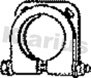 Handler.Part Holder, exhaust system KLARIUS 430135 1