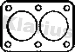 Handler.Part Gasket, exhaust pipe KLARIUS 410142 1