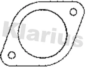 Handler.Part Gasket, exhaust pipe KLARIUS 410374 1