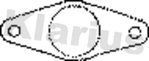 Handler.Part Gasket, exhaust pipe KLARIUS 410174 1