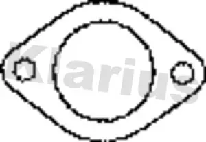 Handler.Part Gasket, exhaust pipe KLARIUS 410357 1