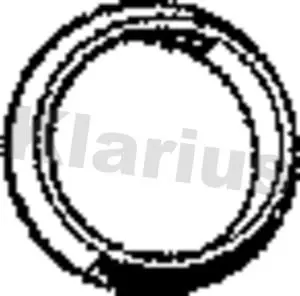 Handler.Part Gasket, exhaust pipe KLARIUS 410262 1