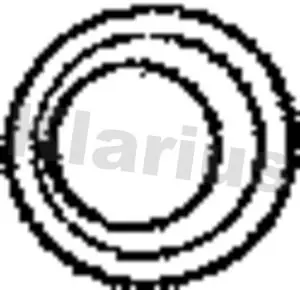 Handler.Part Gasket, exhaust pipe KLARIUS 410292 1