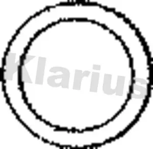 Handler.Part Gasket, exhaust pipe KLARIUS 410219 1