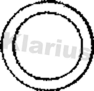 Handler.Part Gasket, exhaust pipe KLARIUS 410396 1