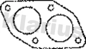 Handler.Part Gasket, exhaust pipe KLARIUS 410225 1