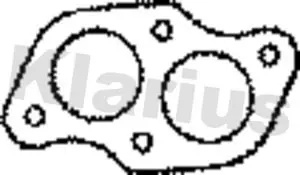 Handler.Part Gasket, exhaust pipe KLARIUS 410227 1