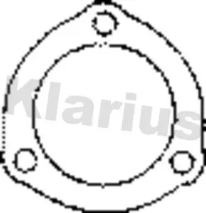 Handler.Part Gasket, exhaust pipe KLARIUS 410434 1